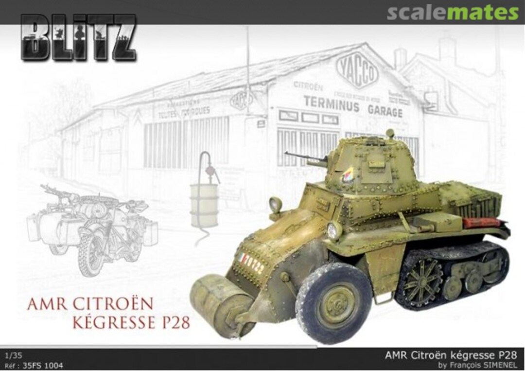 Boxart AMR Citroën P28 Kégresse 35FS 1004 Blitz Boxart AMR Citroën P28 Kégresse 35FS 1004 Blitz