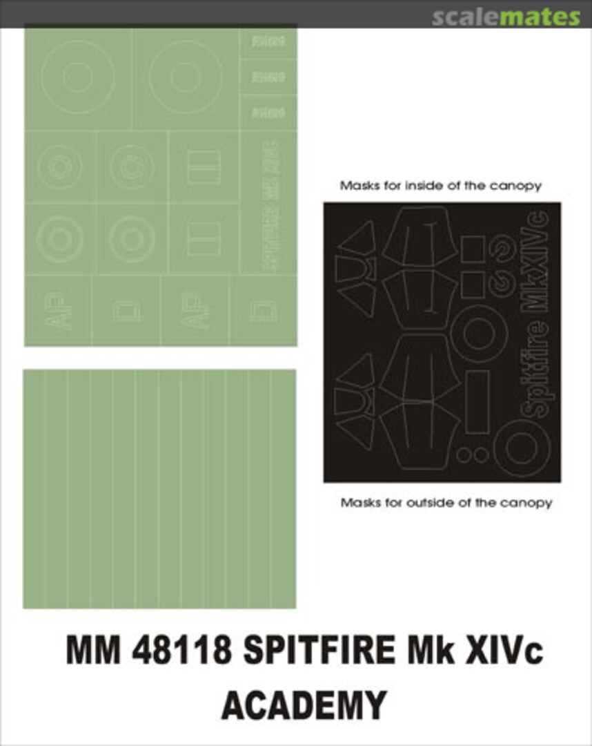 Boxart Spitfire Mk.XIVc MM48118 Montex Boxart Spitfire Mk.XIVc MM48118 Montex