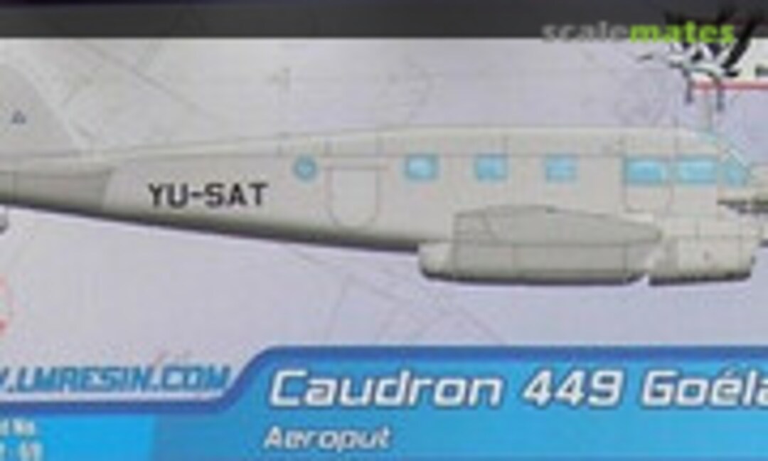 1:72 Caudron 449 Goéland (L&amp;M Resin Kits 72-69)