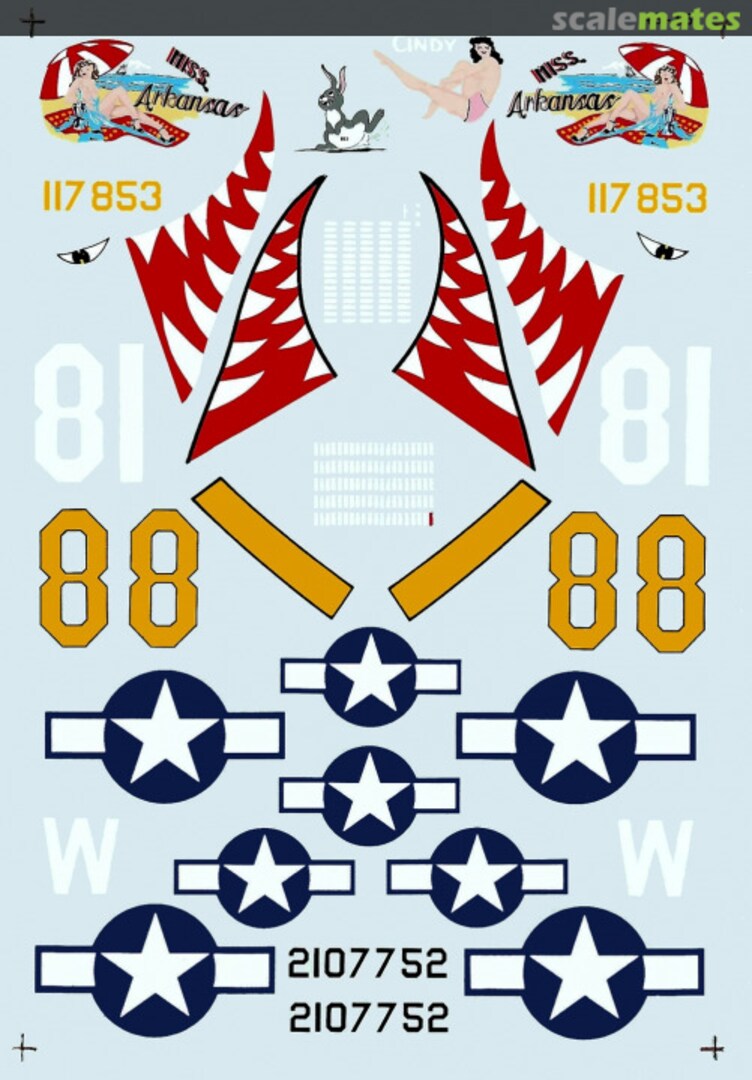Boxart B-26 Nose Art 48-66 Microscale