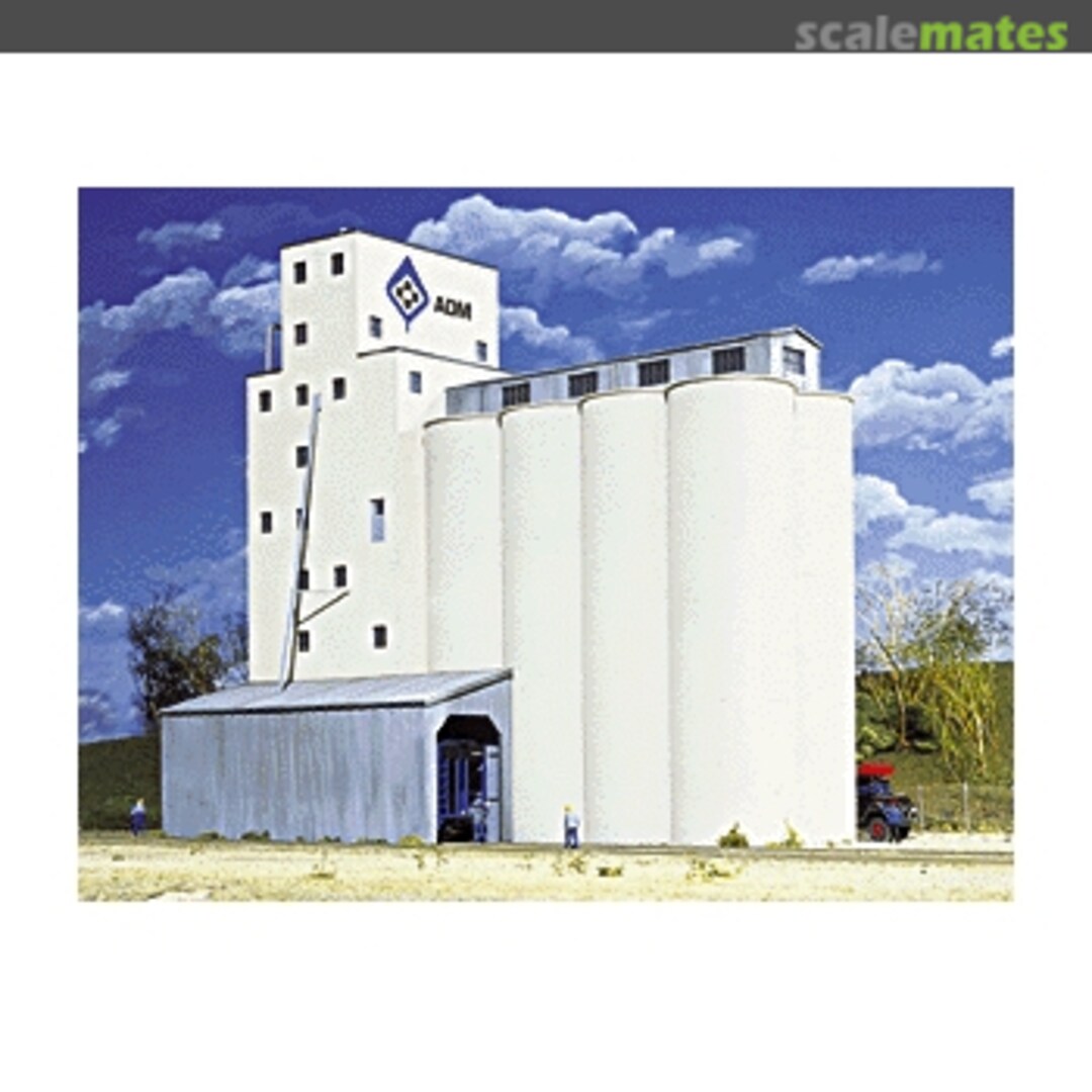 Boxart ADM (R) Grain Elevator 933-3225 Walthers Boxart ADM (R) Grain Elevator 933-3225 Walthers