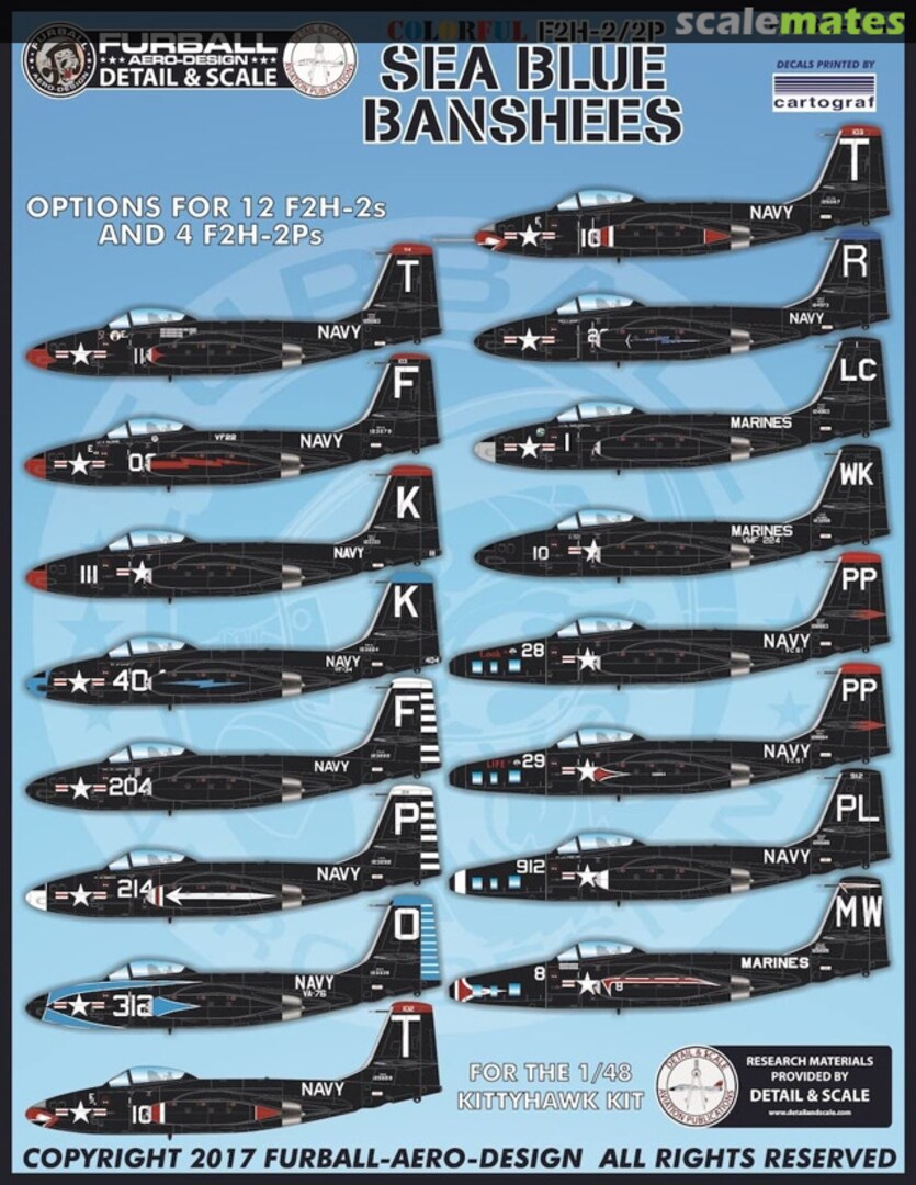 Boxart Colorful F2H-2/2P Sea Blue Banshees F/D&S-4811 Furball Aero-Design Boxart Colorful F2H-2/2P Sea Blue Banshees F/D&S-4811 Furball Aero-Design