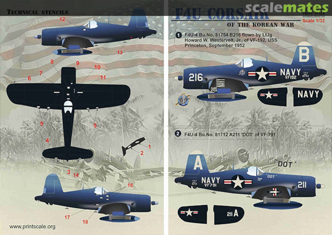 Boxart F4U Corsair of the Korean War 32-023 Print Scale Boxart F4U Corsair of the Korean War 32-023 Print Scale