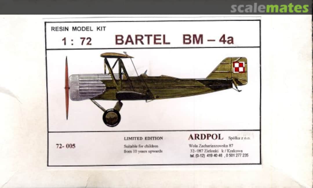 Boxart Bartel BM-4a 72-005 Ardpol Boxart Bartel BM-4a 72-005 Ardpol