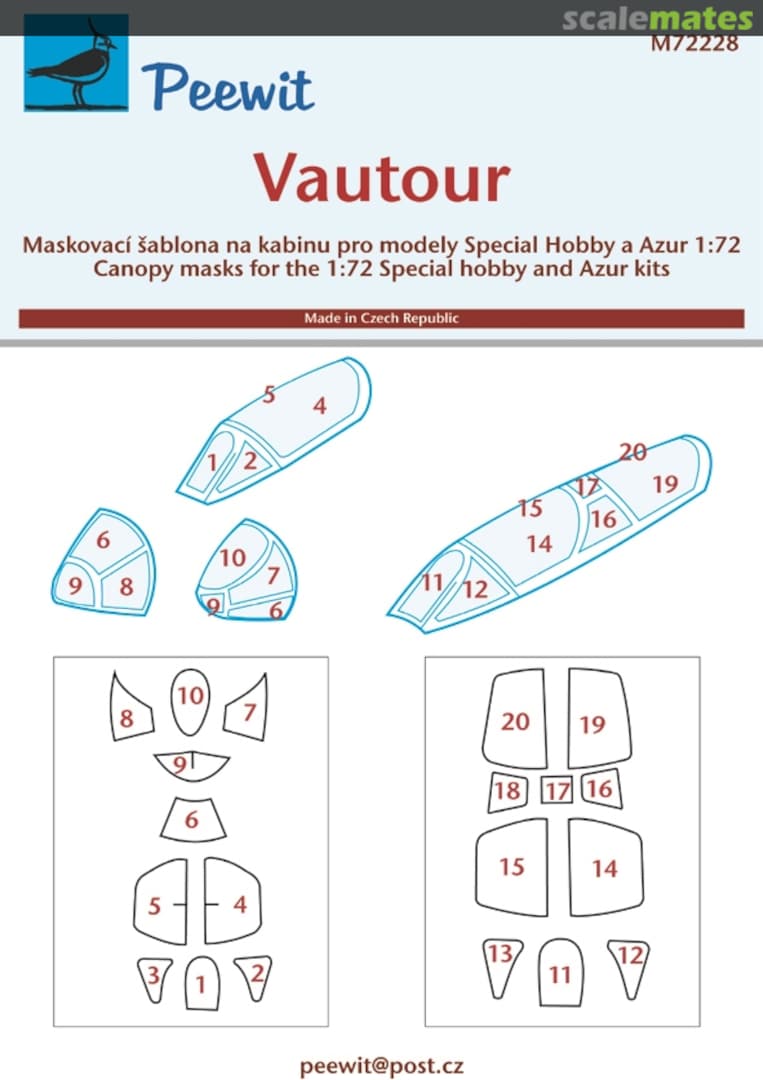 Boxart SNCASO SO.4050 Vautour IIB/IIN M72228 Peewit Boxart SNCASO SO.4050 Vautour IIB/IIN M72228 Peewit