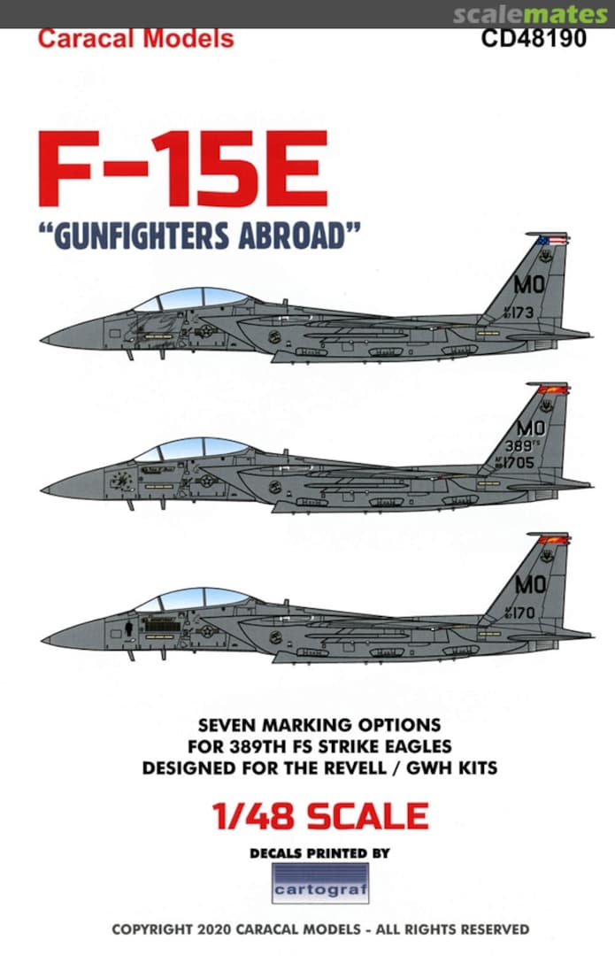 Boxart F-15E CD48190 Caracal Models Boxart F-15E CD48190 Caracal Models