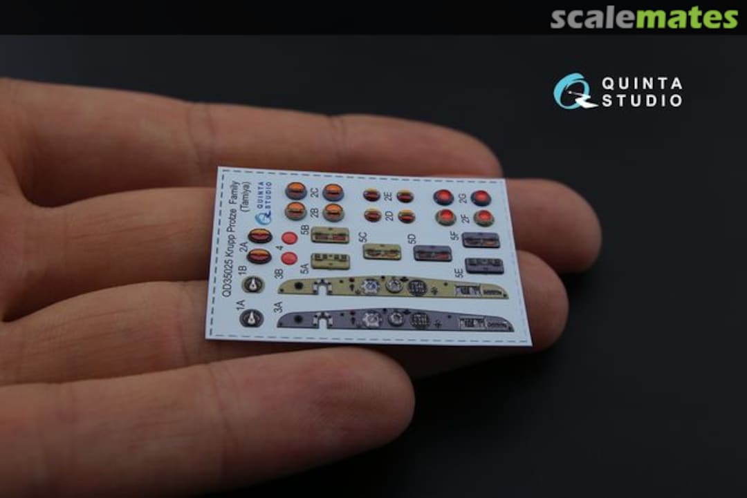 Contents Krupp Protze interior 3D decals QD35025 Quinta Studio Contents Krupp Protze interior 3D decals QD35025 Quinta Studio