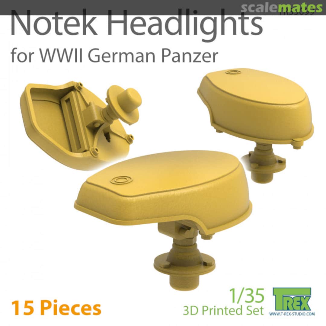 Boxart Notek Headlights for WWII German Panzer TR35099 T-Rex Studio Boxart Notek Headlights for WWII German Panzer TR35099 T-Rex Studio