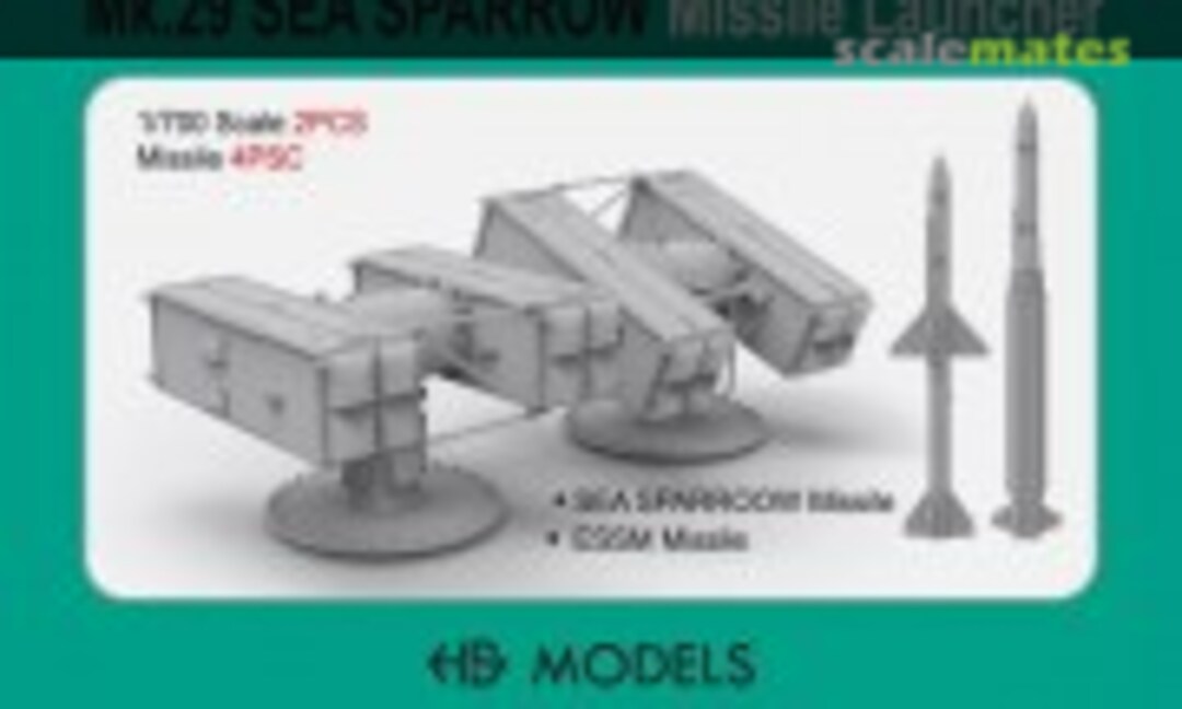 1:700 Mk.29 Sea Sparrow Missile Launcher (HS Models HSM-U700011S) HSM-U700011S