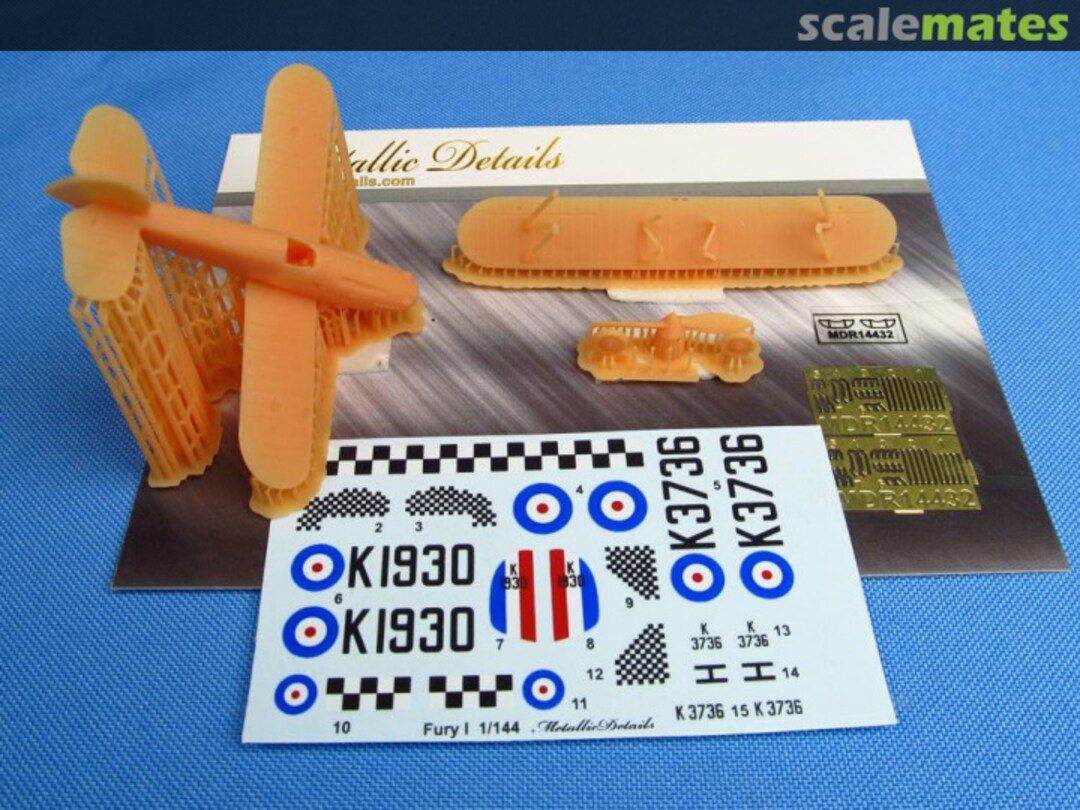 Boxart Hawker Fury I MDR14432 Metallic Details