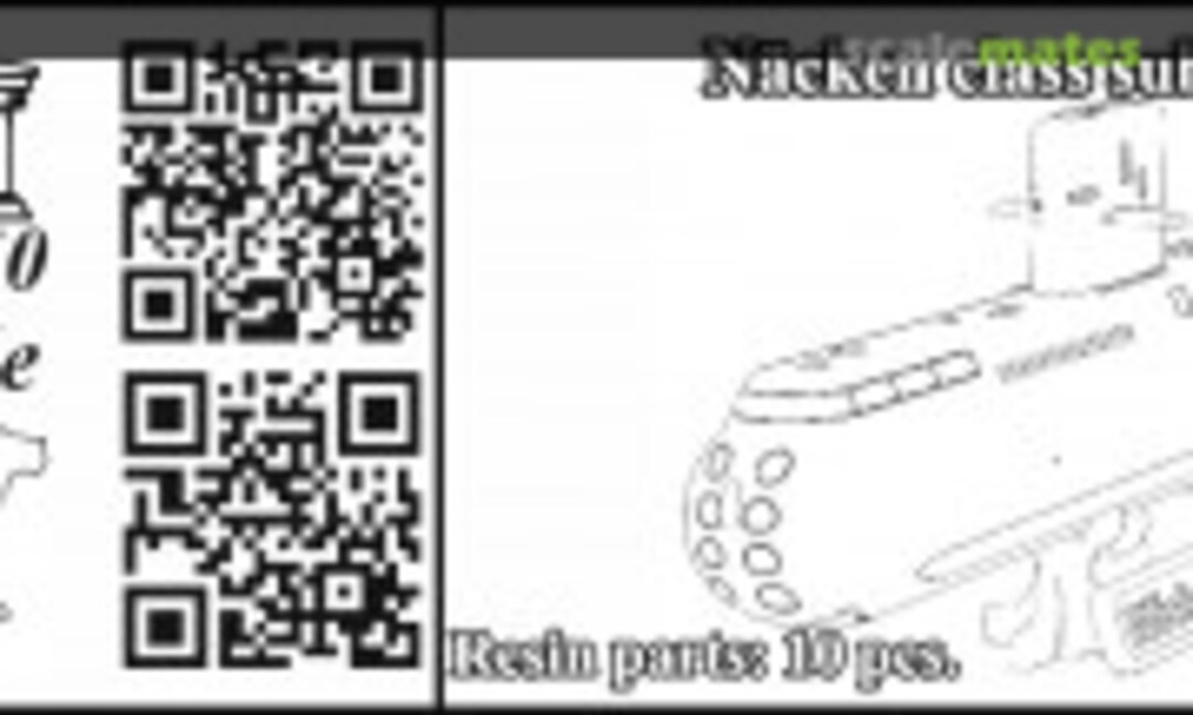 1:350 Näcken class submarine (OKB Grigorov N350038)