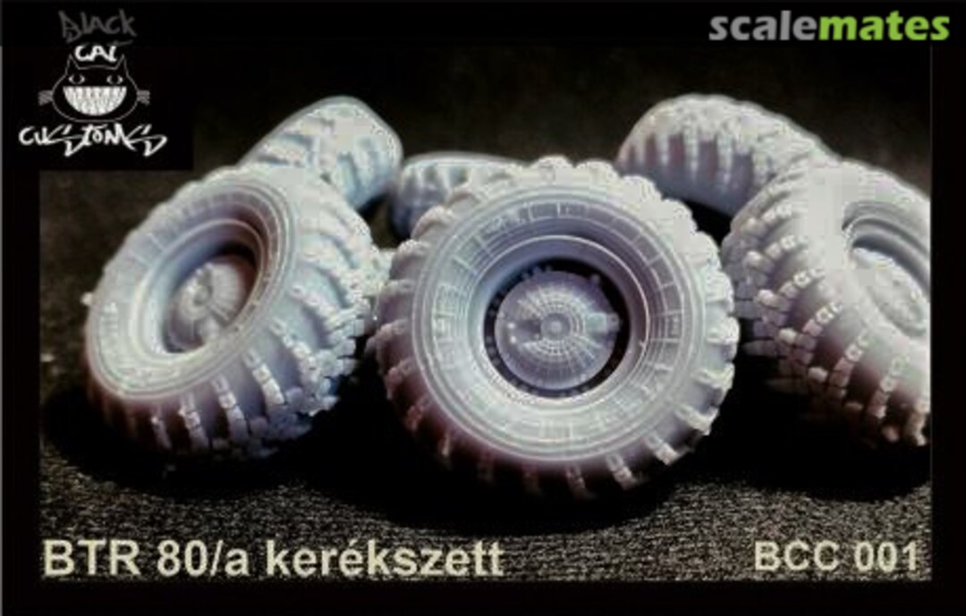 Boxart BTR 80/a wheel set BCC001 Black Cat Customs Boxart BTR 80/a wheel set BCC001 Black Cat Customs