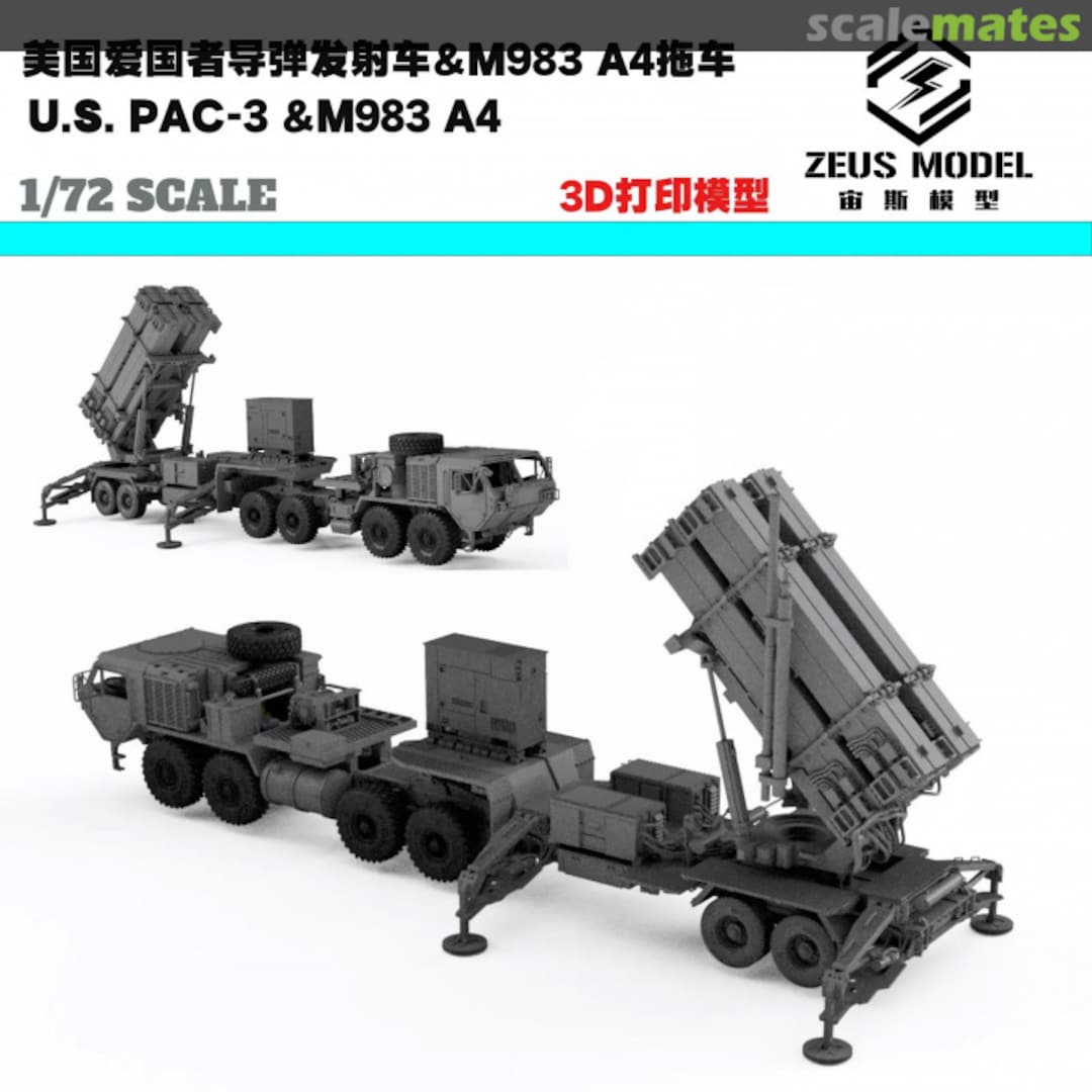Boxart PAC-3 & M983A4 Zeus Model Boxart PAC-3 & M983A4 Zeus Model