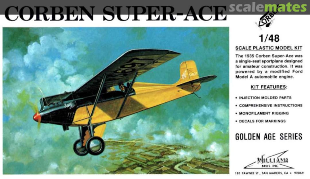 Boxart Corben Super-Ace 48-3191 Williams Brothers Boxart Corben Super-Ace 48-3191 Williams Brothers