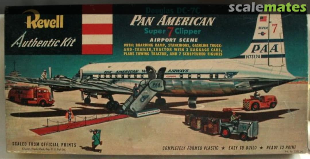 Boxart Douglas DC-7C Pan American Super 7 Clipper H257 Revell