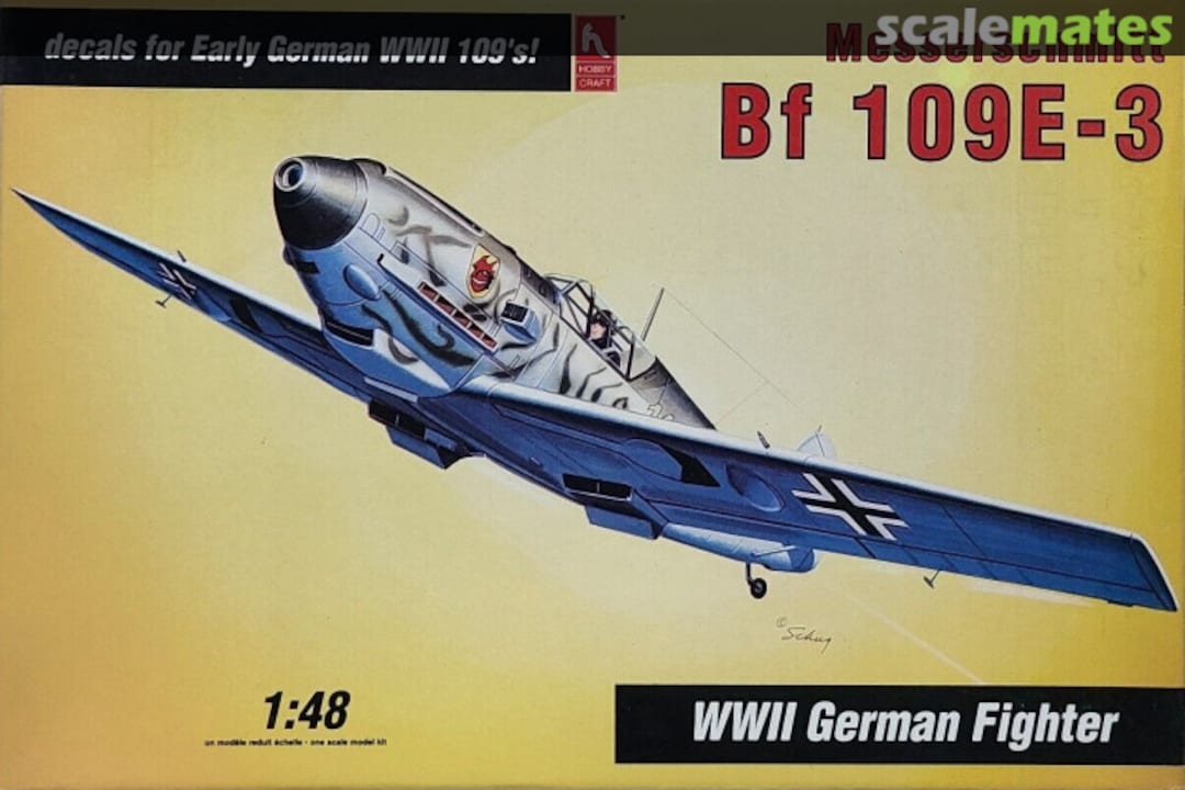 Boxart Messerschmitt Bf 109E-3 HC1569 Hobbycraft Boxart Messerschmitt Bf 109E-3 HC1569 Hobbycraft