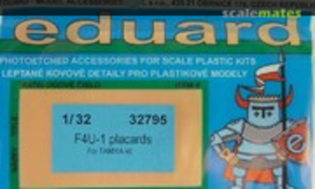 1:32 F4U-1 placards - Tamiya - (Eduard 32795) 32795