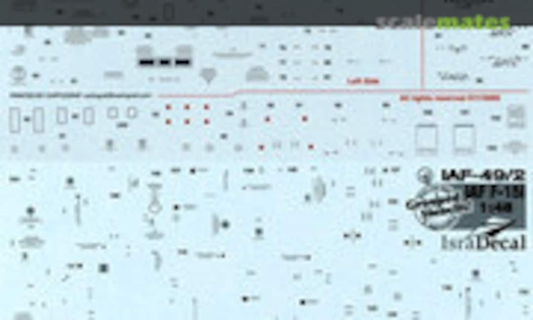 1:48 F-15I Ra'am (IsraDecal Studio IAF-49)