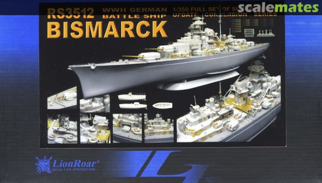 Boxart Battleship Bismarck Super Upgrade Set RS3512 Lion Roar Boxart Battleship Bismarck Super Upgrade Set RS3512 Lion Roar