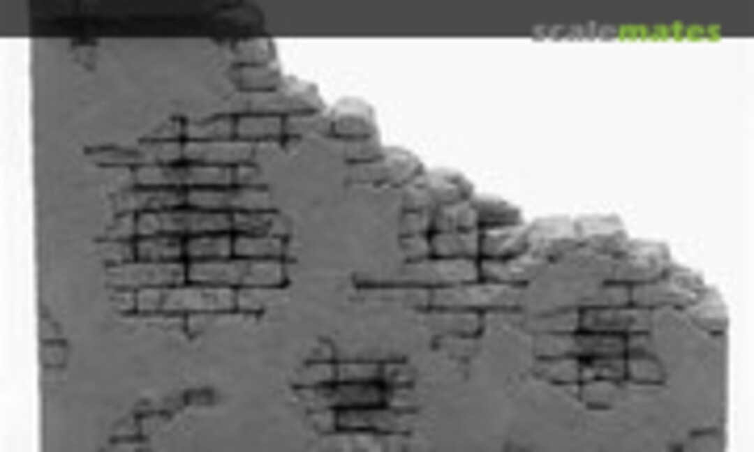 Brick &amp; Stucco Wall Ruin (Armand P. Bayardi MSW52C)