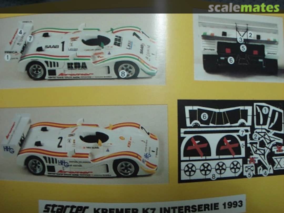 Boxart Porsche Kremer CK7 Spyder "RBA" "HHG" Starter Boxart Porsche Kremer CK7 Spyder "RBA" "HHG" Starter
