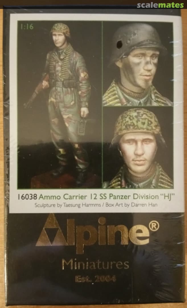 Boxart Ammo Carrier 12 SS Panzer Division "HJ" 16038 Alpine Miniatures Boxart Ammo Carrier 12 SS Panzer Division "HJ" 16038 Alpine Miniatures