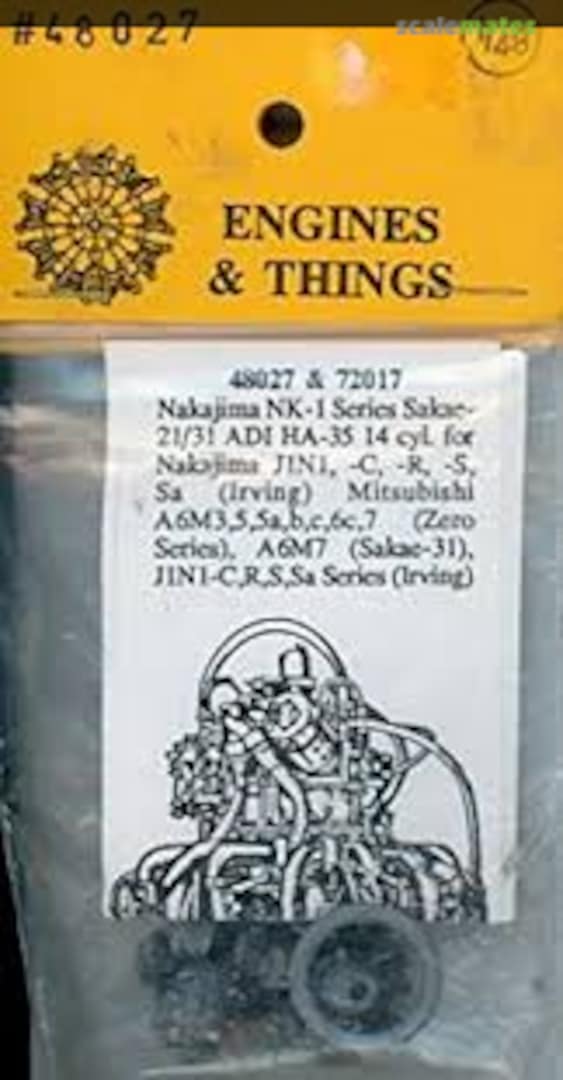 Boxart Nakajima NK-1 Series Sakae-21/31 ADI HA-35 14 cyl. 48027 Engines & Things Boxart Nakajima NK-1 Series Sakae-21/31 ADI HA-35 14 cyl. 48027 Engines & Things