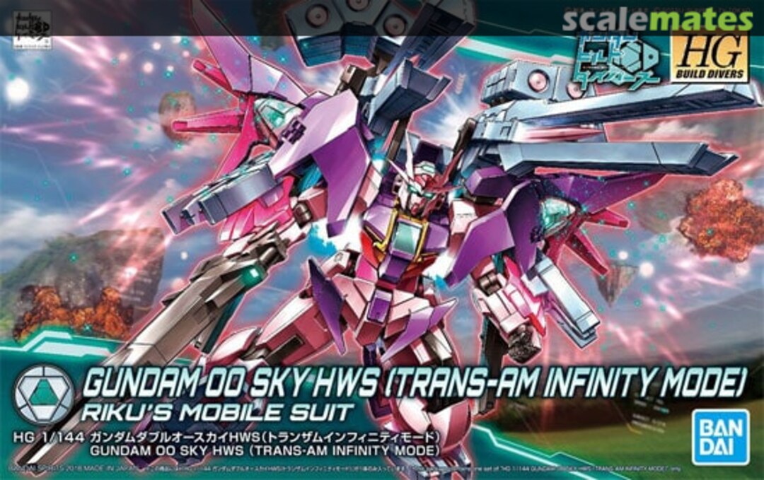 Boxart Gundam 00 Sky HWS (Trans-Am Infinity Mode) 5055359 Bandai Spirits