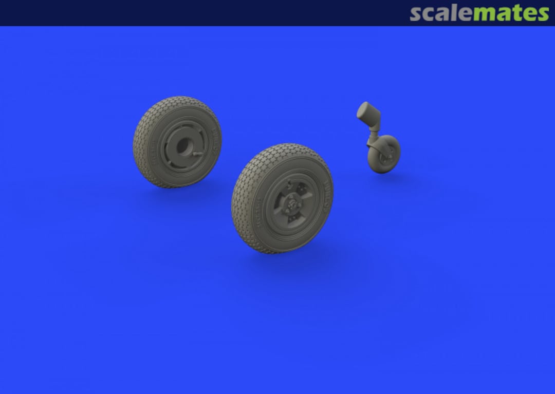 Boxart Spitfire Mk.XIV wheels - 3spoke 648469 Eduard Boxart Spitfire Mk.XIV wheels - 3spoke 648469 Eduard