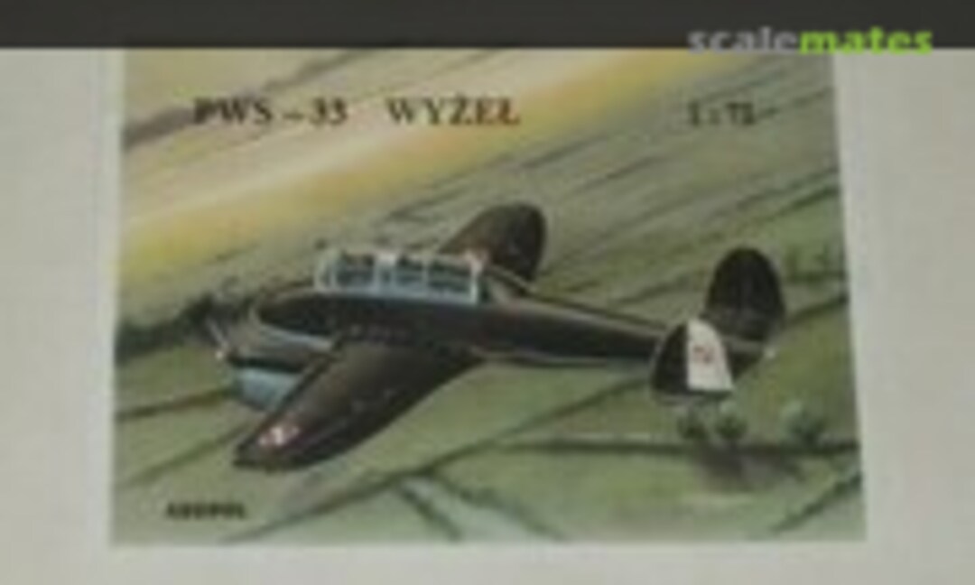 1:72 PWS-33 Wyżeł (Ardpol 72-006) 72-006