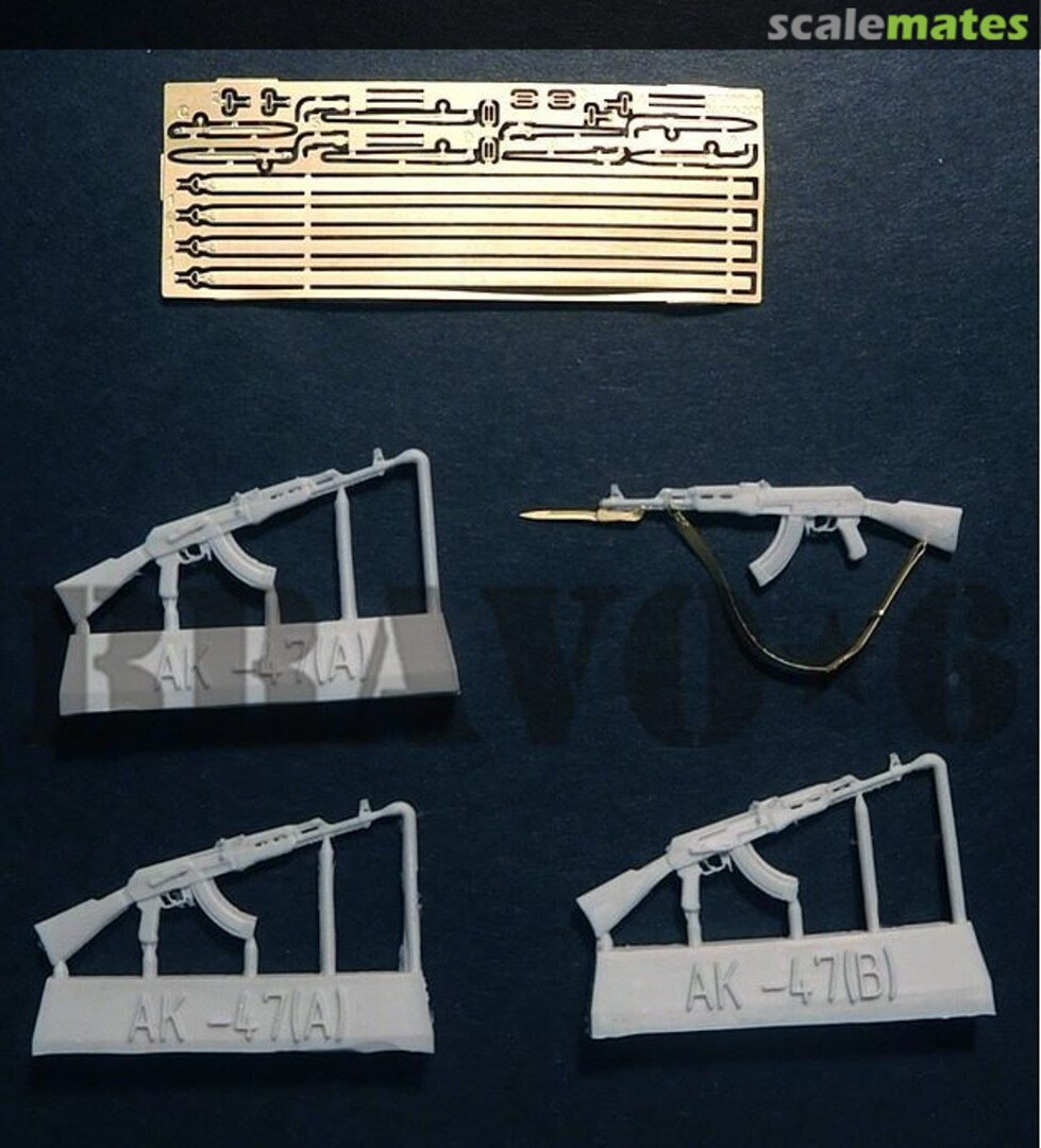 Contents AK-47 (4pcs) B6-35318 Bravo-6 Contents AK-47 (4pcs) B6-35318 Bravo-6