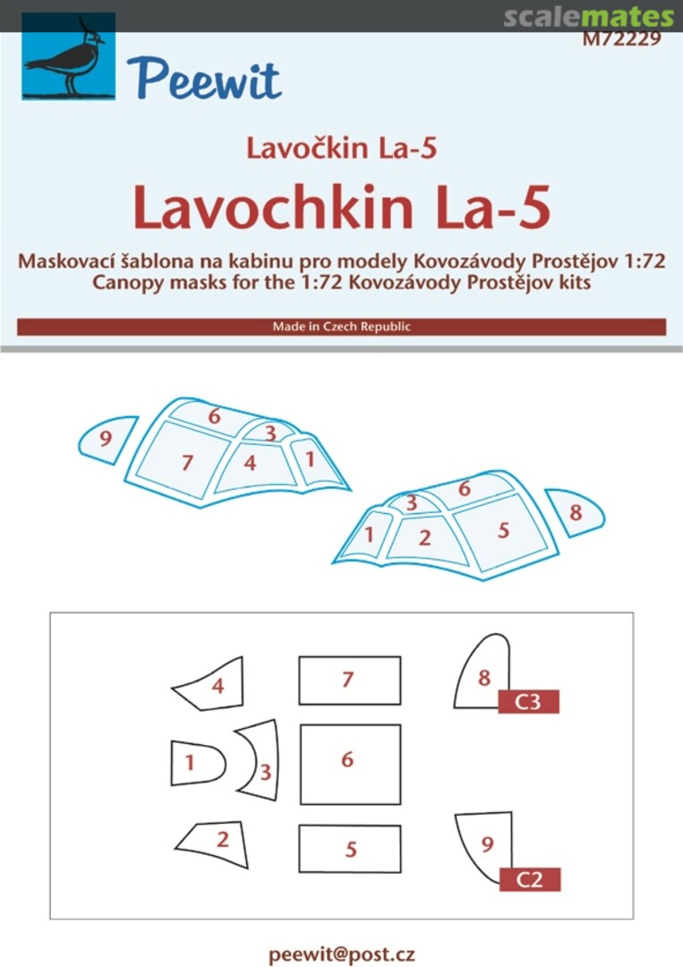 Boxart Lavochkin La-5 M72229 Peewit Boxart Lavochkin La-5 M72229 Peewit