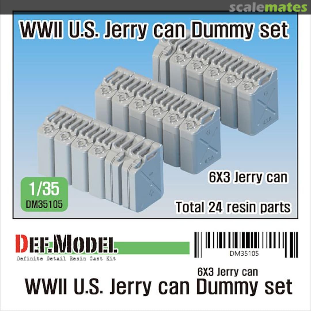 Boxart WWII U.S. Jerry can Dummy set DM35105 Def.Model Boxart WWII U.S. Jerry can Dummy set DM35105 Def.Model