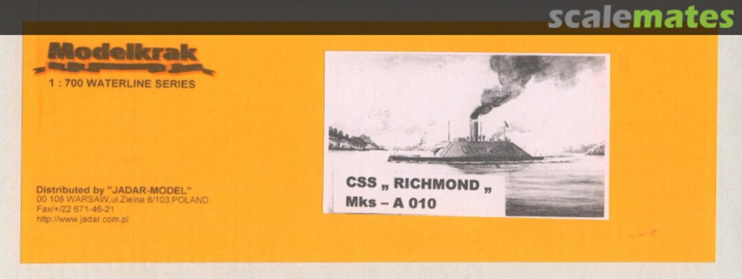 Boxart CSS Richmond Mks-A 010 Modelkrak Boxart CSS Richmond Mks-A 010 Modelkrak