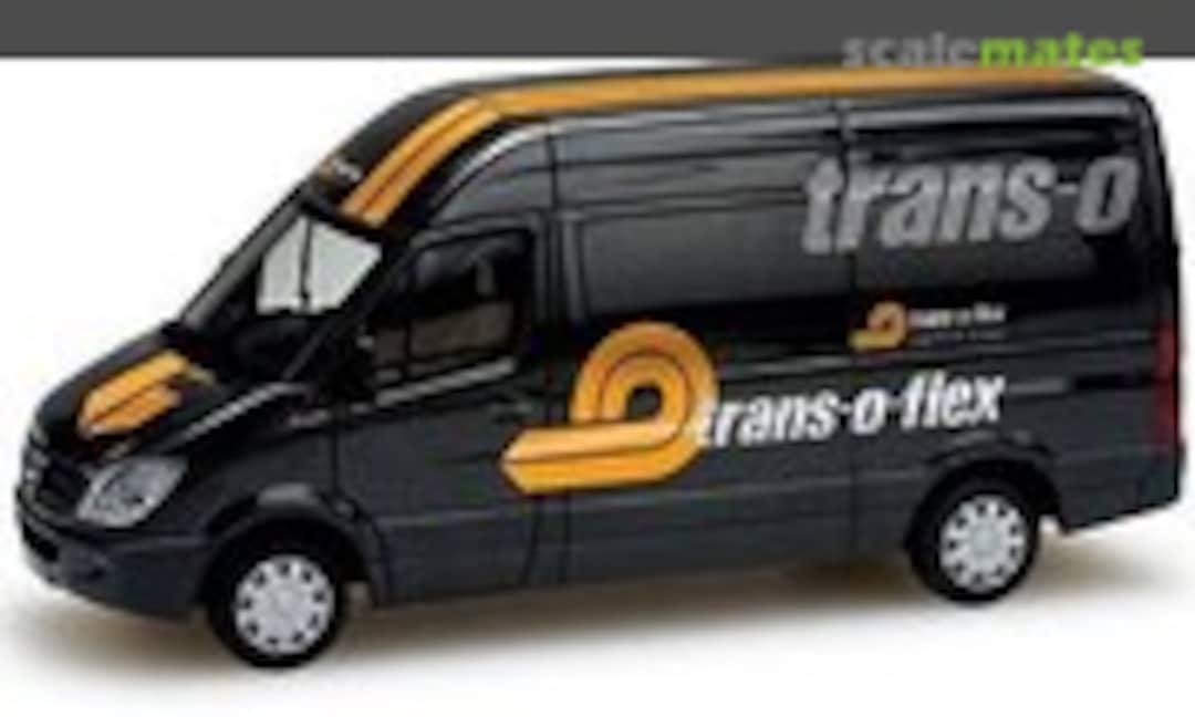 1:87 Mercedes-Benz Sprinter 2006 Kasten Hochdach &quot;trans-o-flex&quot; (Herpa 049375)