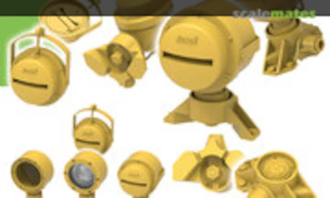 1:35 Bosch Lamp Lights for WWII German Panzer (T-Rex Studio TR35100) TR35100