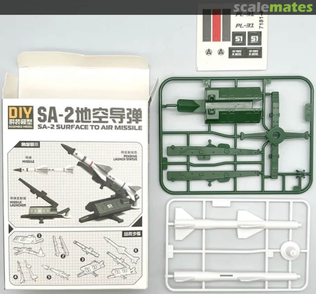 Contents SA-2 Surface to Air Missile 7181-4 DIY Contents SA-2 Surface to Air Missile 7181-4 DIY