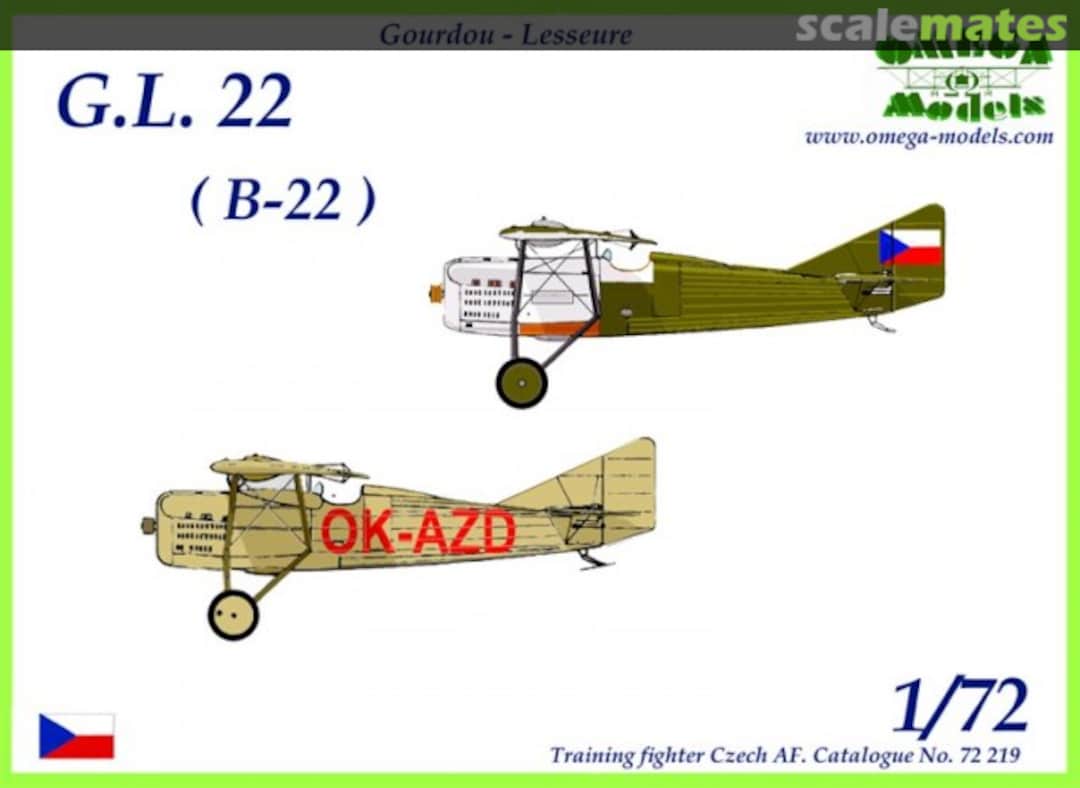 Boxart Gourdou-Lesseure G.L.22 72219 Omega Models Boxart Gourdou-Lesseure G.L.22 72219 Omega Models