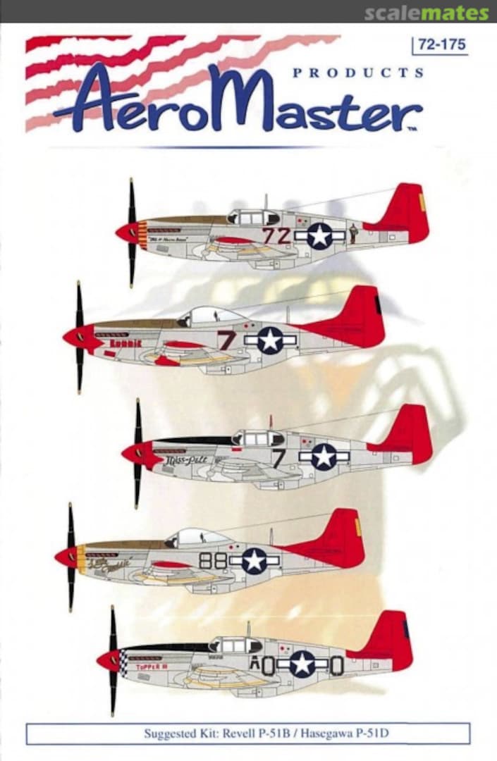 Boxart Tuskegee Airmen (P-51s) 72-175 AeroMaster Boxart Tuskegee Airmen (P-51s) 72-175 AeroMaster