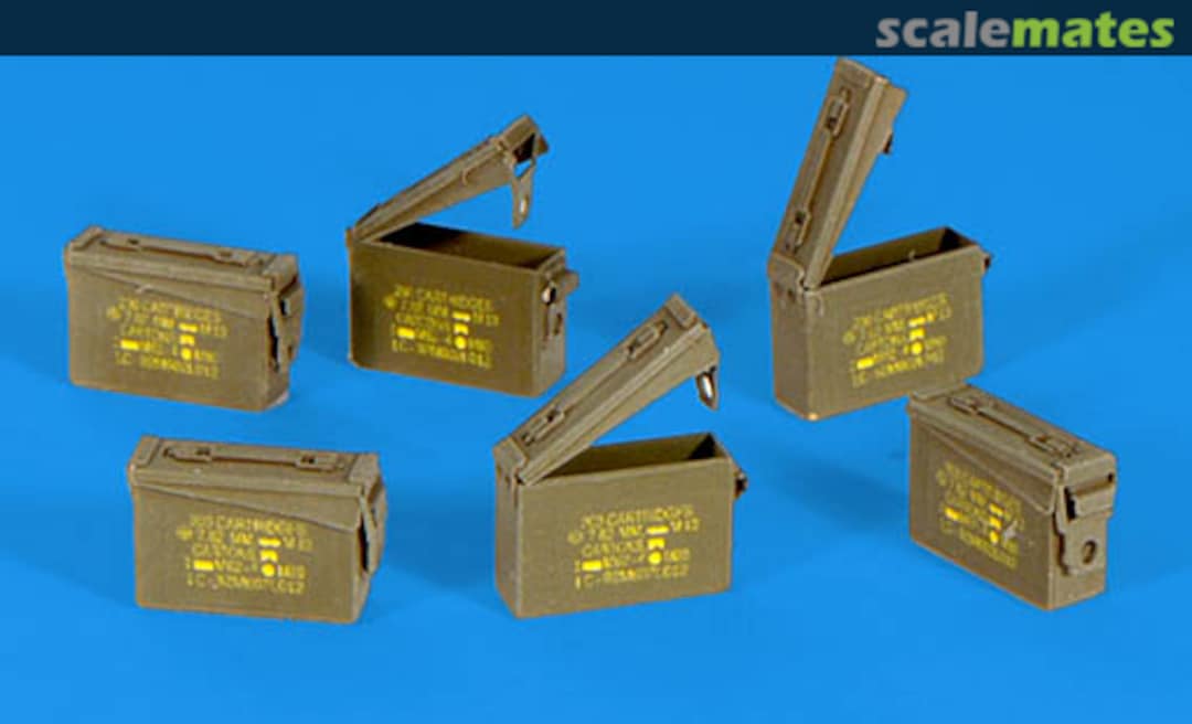 Boxart U.S. Ammunition Boxes 7,62mm 317 PlusModel Boxart U.S. Ammunition Boxes 7,62mm 317 PlusModel