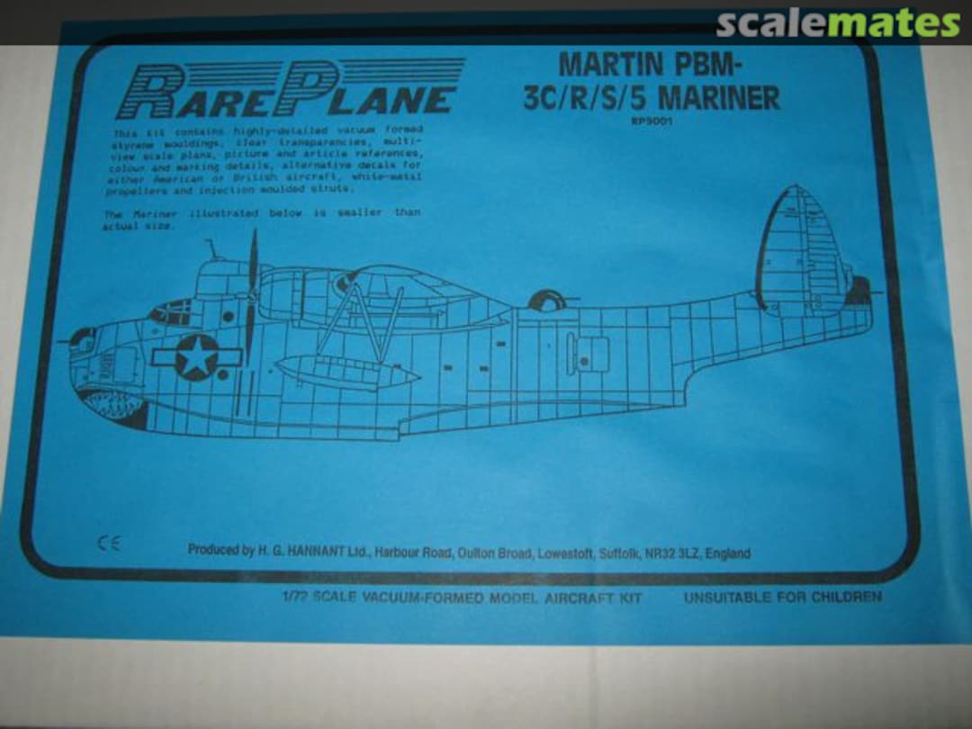 Boxart Martin PBM-3C/R/S/5 Mariner RP9001 RarePlane Boxart Martin PBM-3C/R/S/5 Mariner RP9001 RarePlane