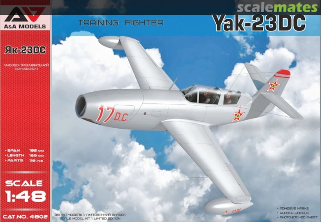 Boxart Yak-23 DC 4802 A&A Models Boxart Yak-23 DC 4802 A&A Models