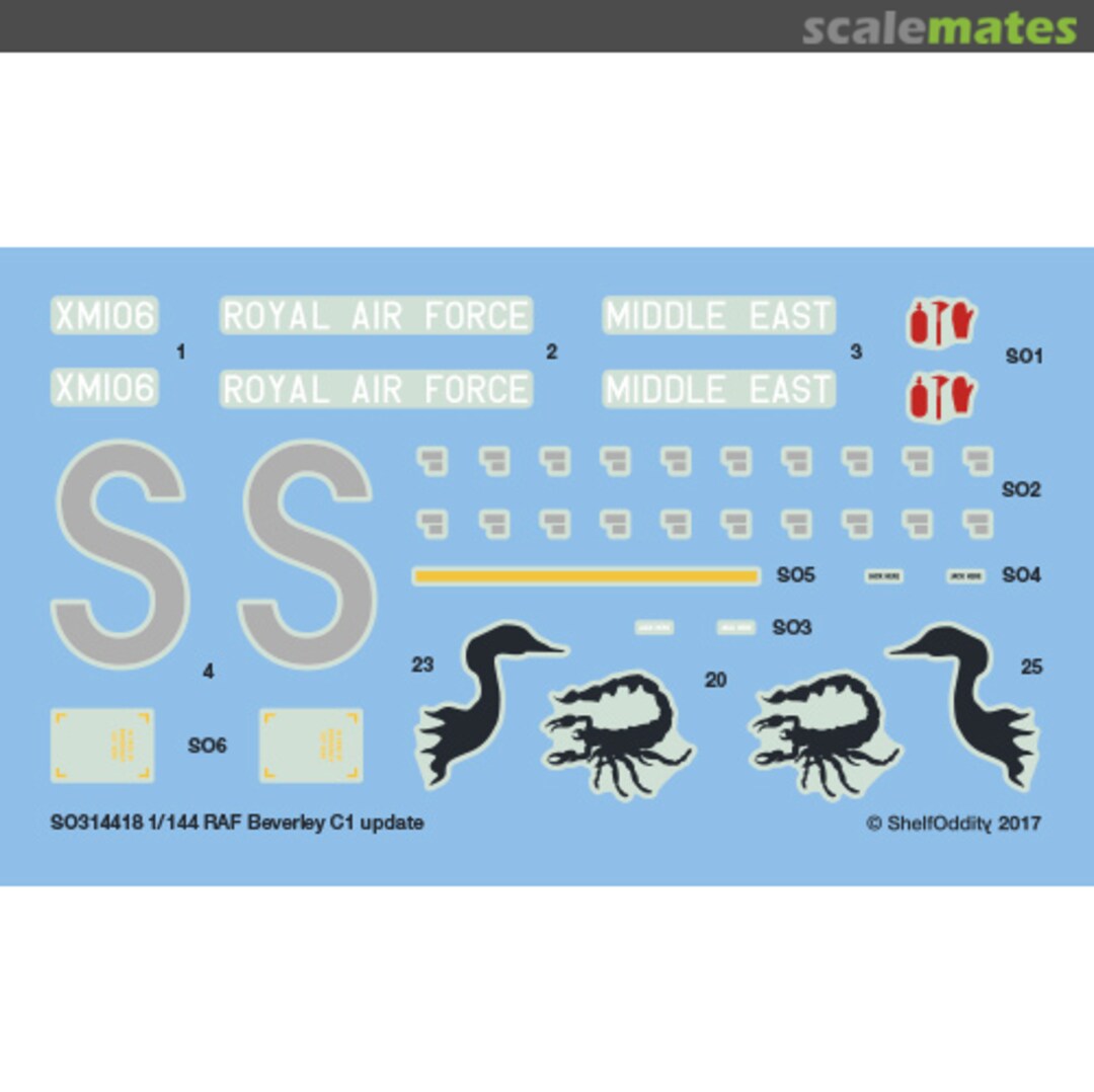 Boxart RAF Beverley C.1 Update SO314418 Shelf Oddity Boxart RAF Beverley C.1 Update SO314418 Shelf Oddity