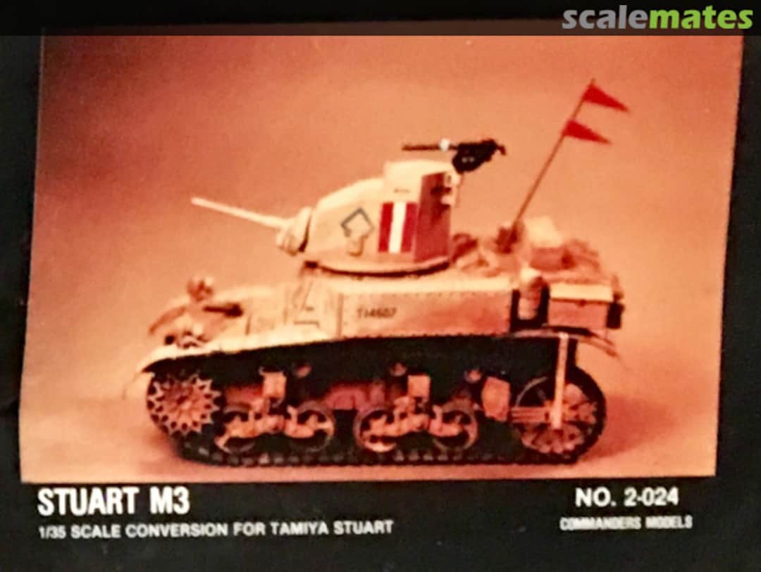 Boxart Stuart M3 2-024 Commander Models Boxart Stuart M3 2-024 Commander Models