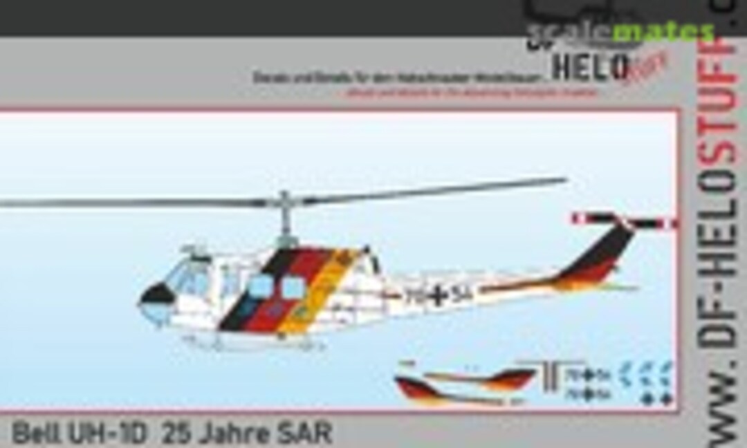 1:35 Decals UH-1D Sonderlackierung 25 Jahre SAR (DF HeloStuff DF31635) DF31635