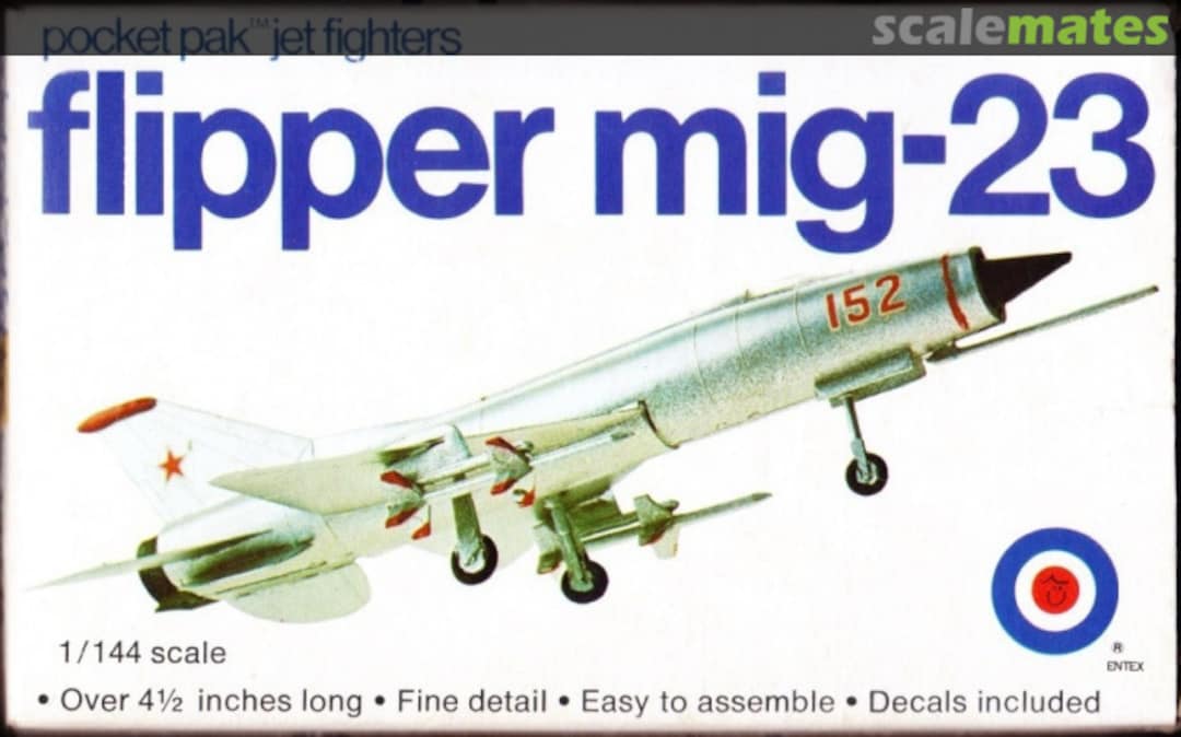 Boxart Fliper MiG-23 8461F:69 Entex Industries