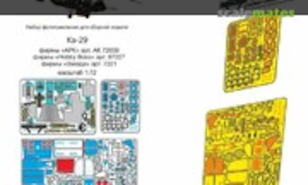 1:72 Ka-29 Helix - Coloured PE-detail set (Microdesign MD 072013)