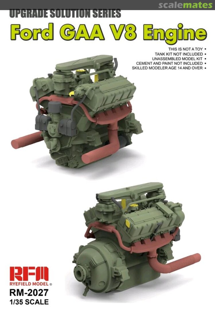 Boxart Ford GAA V8 Engine RM-2027 Rye Field Model Boxart Ford GAA V8 Engine RM-2027 Rye Field Model