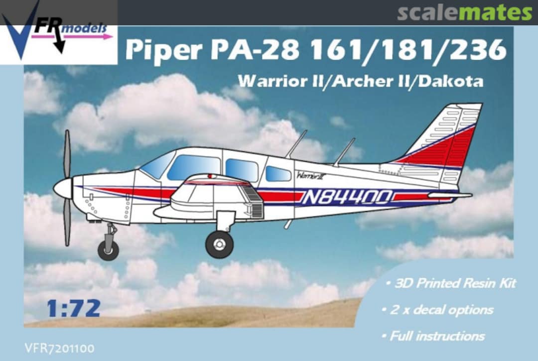 Boxart Piper PA-28 161/181/236 VFR7201100 VFR models Boxart Piper PA-28 161/181/236 VFR7201100 VFR models