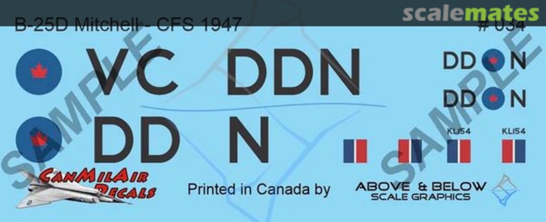 Boxart North American B-25 Mitchell 034 Above & Below Graphics Boxart North American B-25 Mitchell 034 Above & Below Graphics